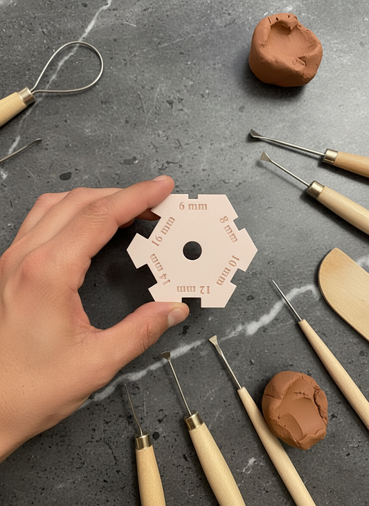 6-Sided Rectangle Foot and Rim Shaping Tool – Pottery Tool