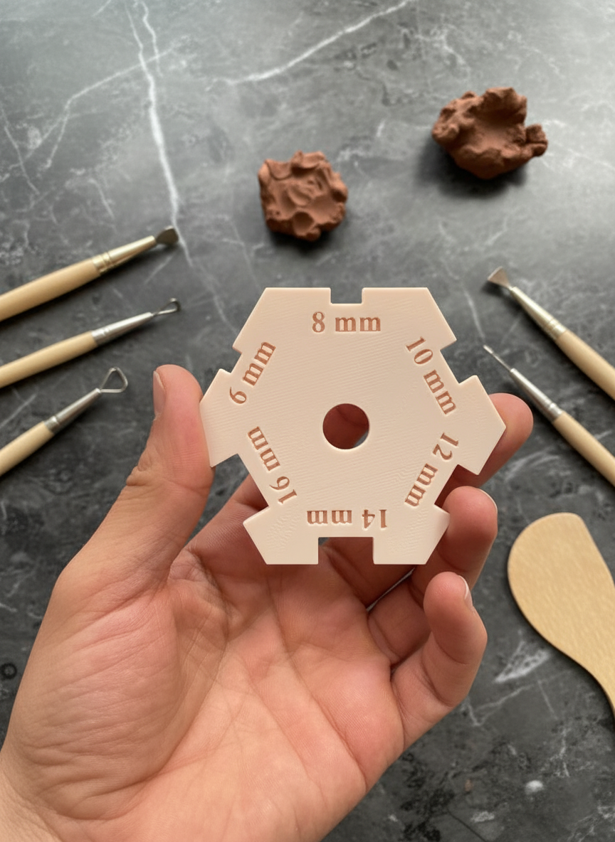 6-Sided Rectangle Foot and Rim Shaping Tool – Pottery Tool