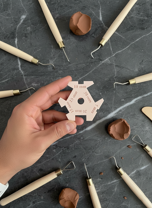 6-Sided Rectangle Foot and Rim Shaping Tool – Pottery Tool