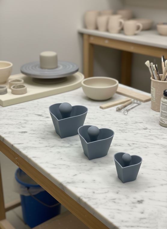 Pottery Heart-Shaping Rounding Tool (Mini/Regular/Grand Sizes)