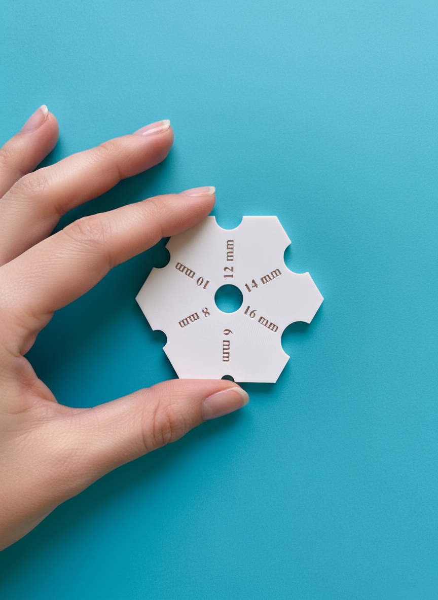 6-Sided Half-Circle Foot and Rim Shaping Tool – Pottery Tool