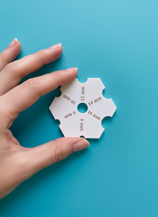 6-Sided Half-Circle Foot and Rim Shaping Tool – Pottery Tool