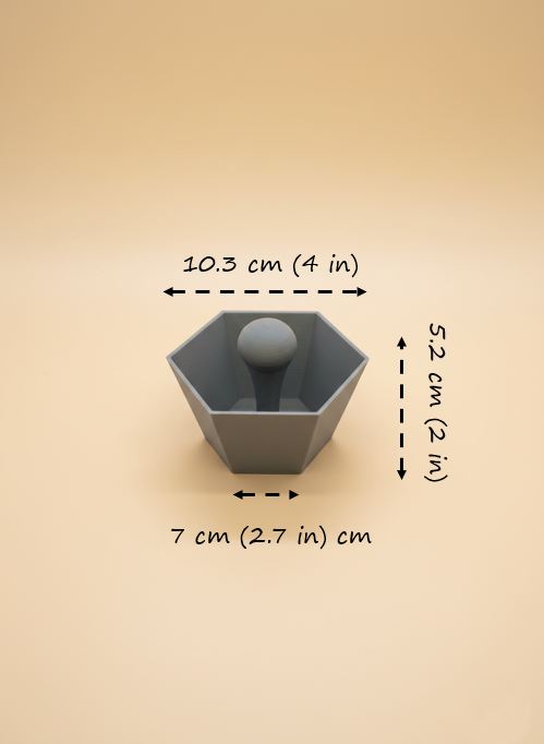 Hexagonal Pottery Rounding Tool (Mini/Regular/Grand Sizes)