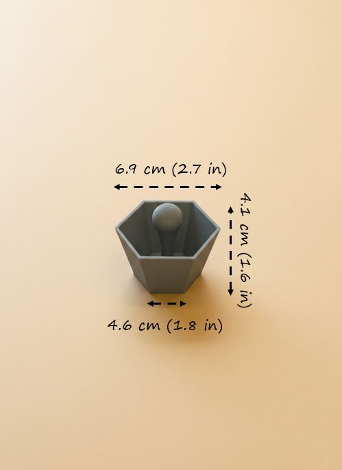 Hexagonal Pottery Rounding Tool (Mini/Regular/Grand Sizes)