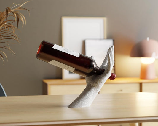 VinoGrace | Artistic Hand Wine Holder | Gravity-Defying, Elegant & Conversation Starter