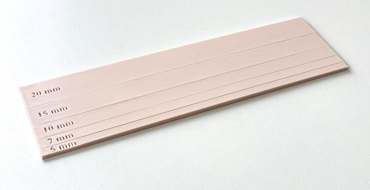 Spacers (5, 7, 10, 15, and 20 mm) for Bookbinding, Crafts, and Scrapbooking