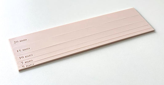 Spacers (5, 7, 10, 15, and 20 mm) for Bookbinding, Crafts, and Scrapbooking