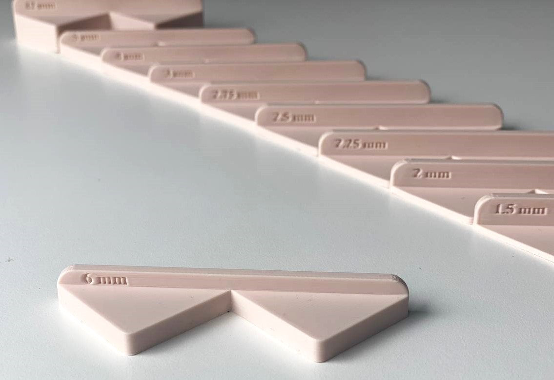 Corner Jigs (1-12 mm) for Bookbinding, Crafts, and Scrapbooking